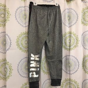 PINK Victoria’s Secret Sequin Bling Joggers